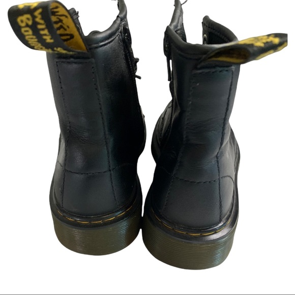 Dr Martens little kid 2 classic combat ankle boots - Picture 3 of 7